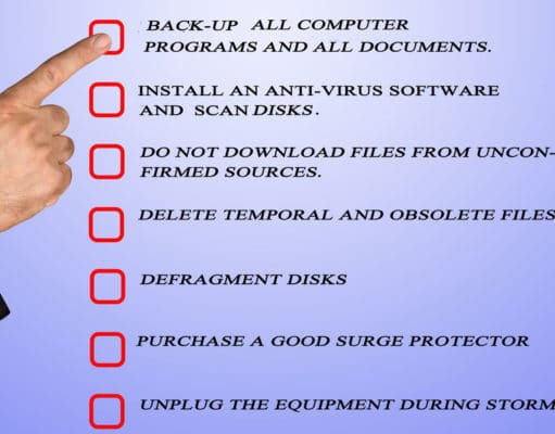 Lista de chequeo mantenimiento ordenador